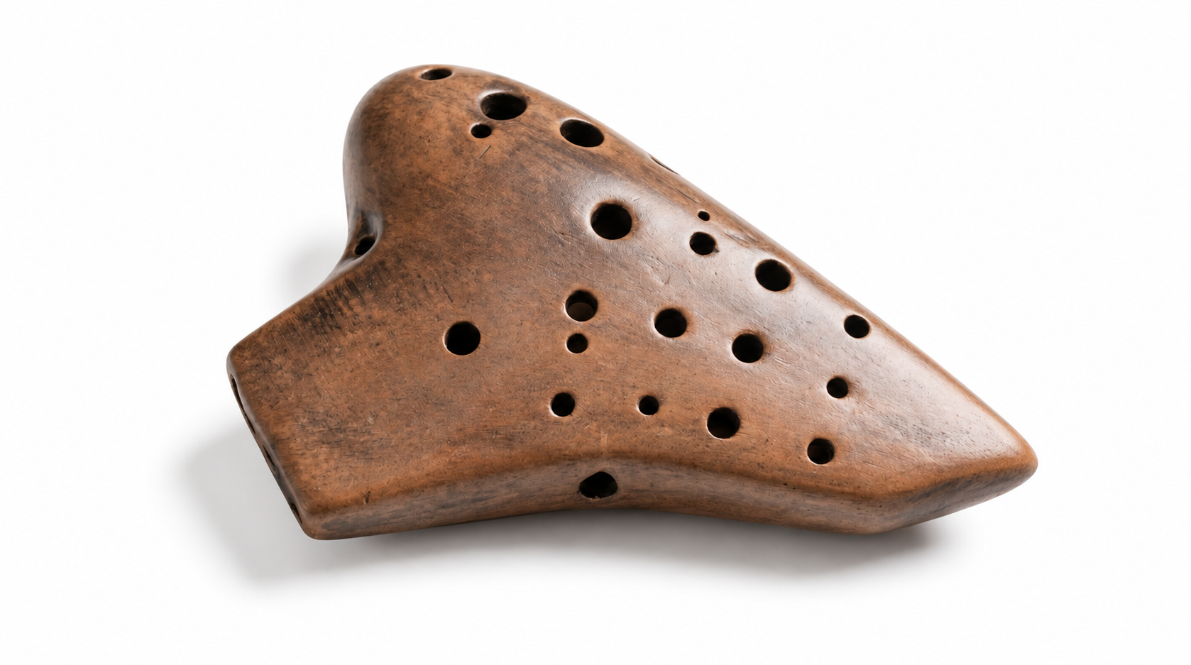 Three Tube Ceramic Ocarina