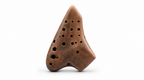 Three Tube Ceramic Ocarina